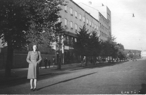 Aleksanterinkatu,Lahti 1946, Elvi ...