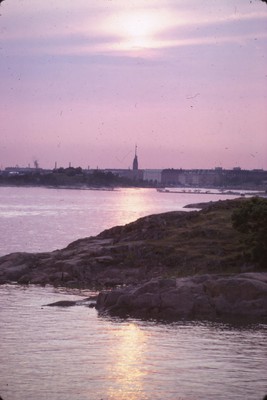 Helsinki suomenlinnasta nähtynä