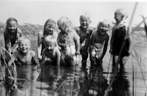 Salajärven rannalla 1950-luvulla