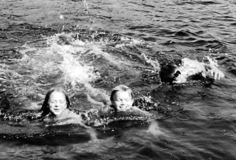 Uimassa 1950-luvun lopulla